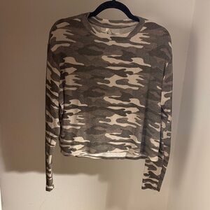 Mudd Camouflage Knit Top